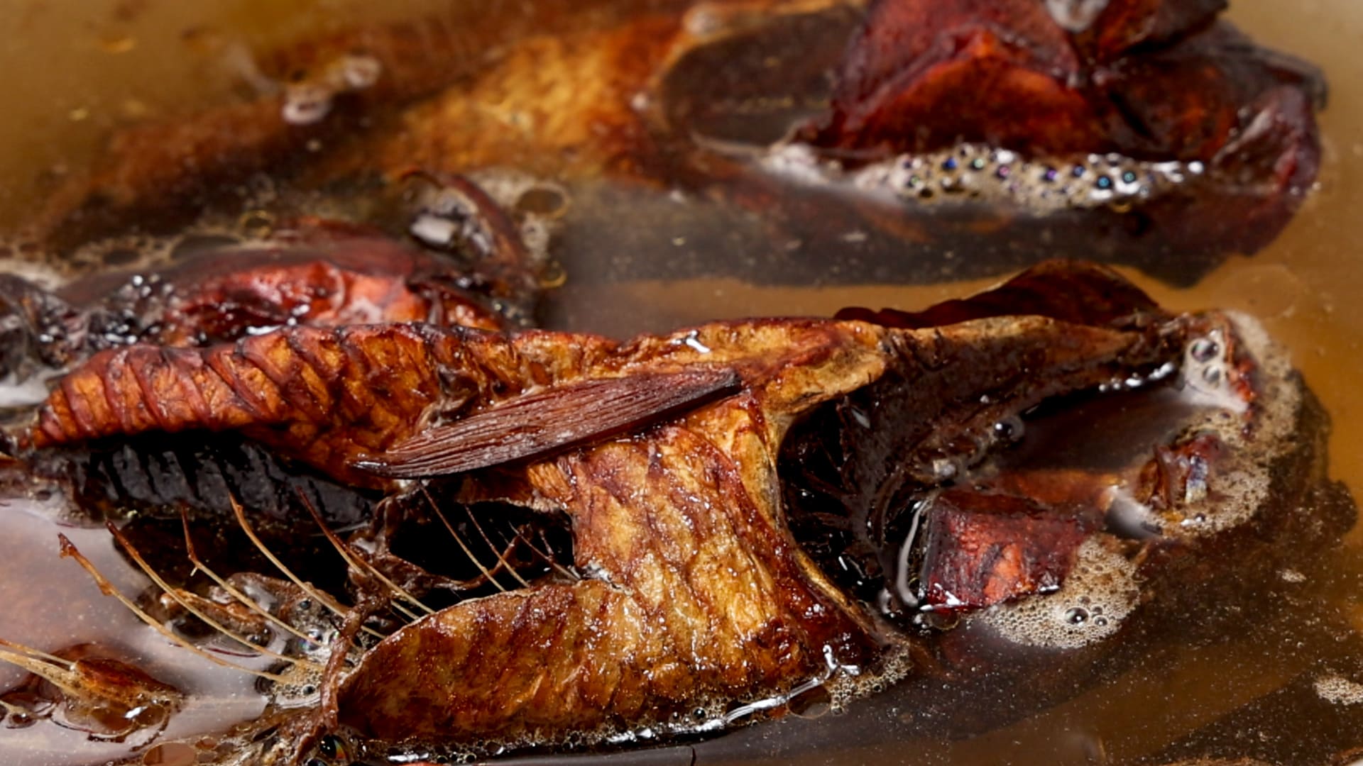 Boiling the herring.