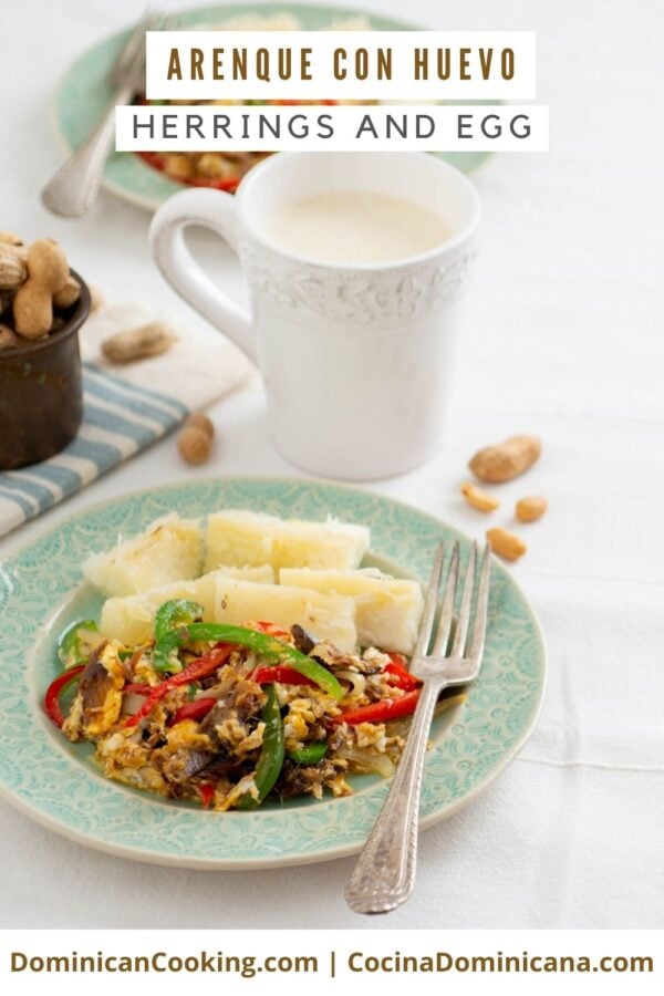 Arenque con huevo (herring and egg) recipe.