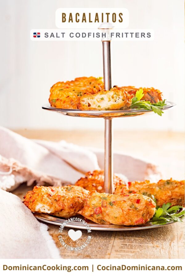 Bacalaitos (codfish fritters).