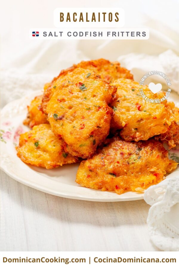 Bacalaitos (codfish fritters).