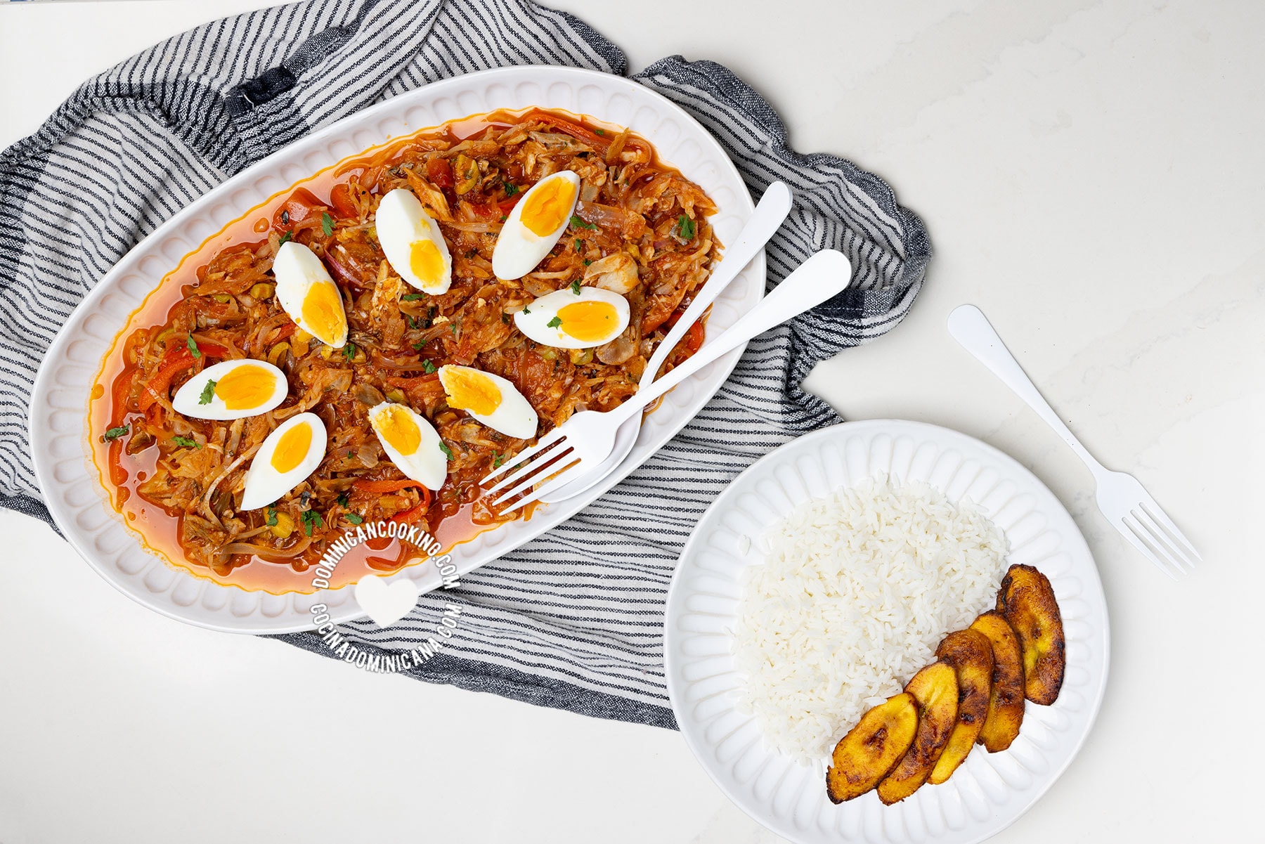 Bacalao con repollo.