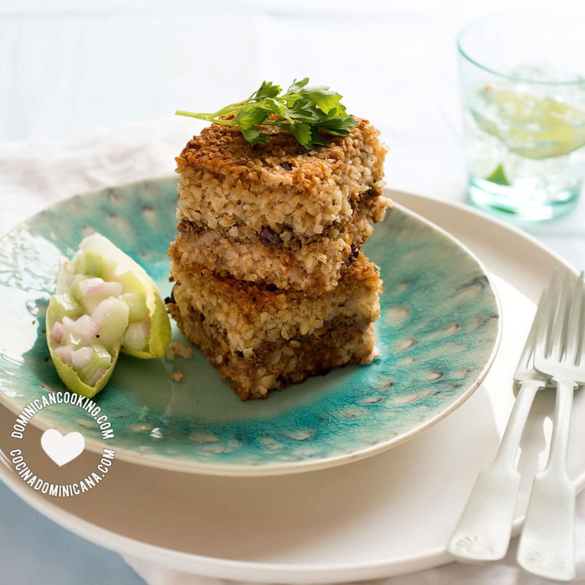 Baked kibbeh (kipe horneado).