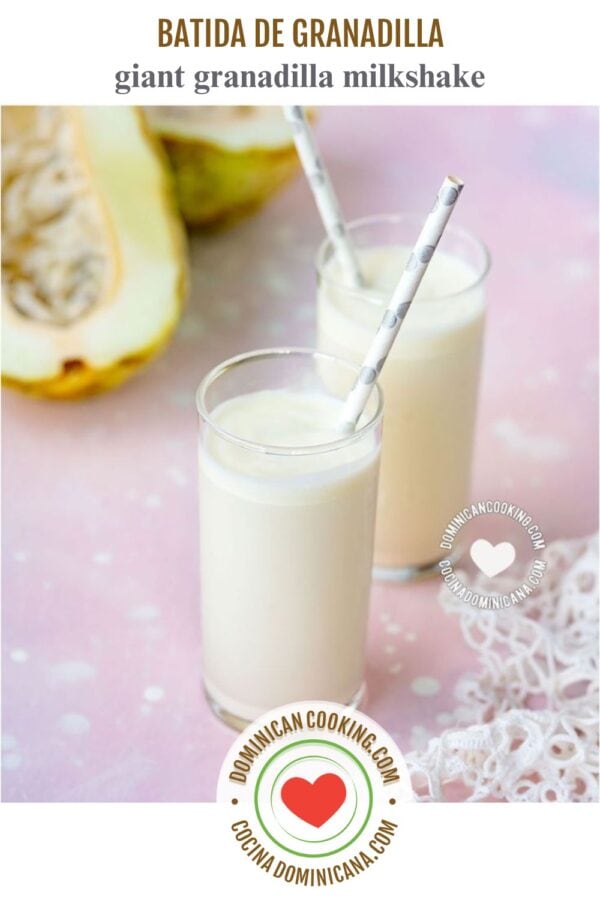 Batida de granadilla.