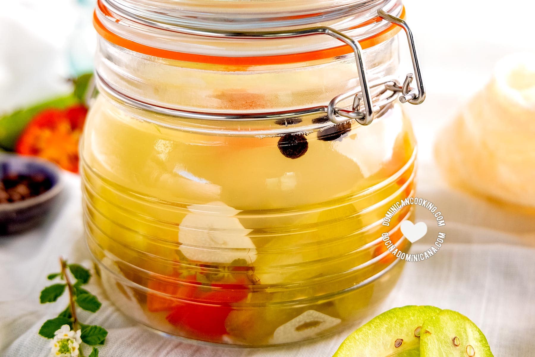 Vinagre de vinagrillo (bilimbi vinegar).