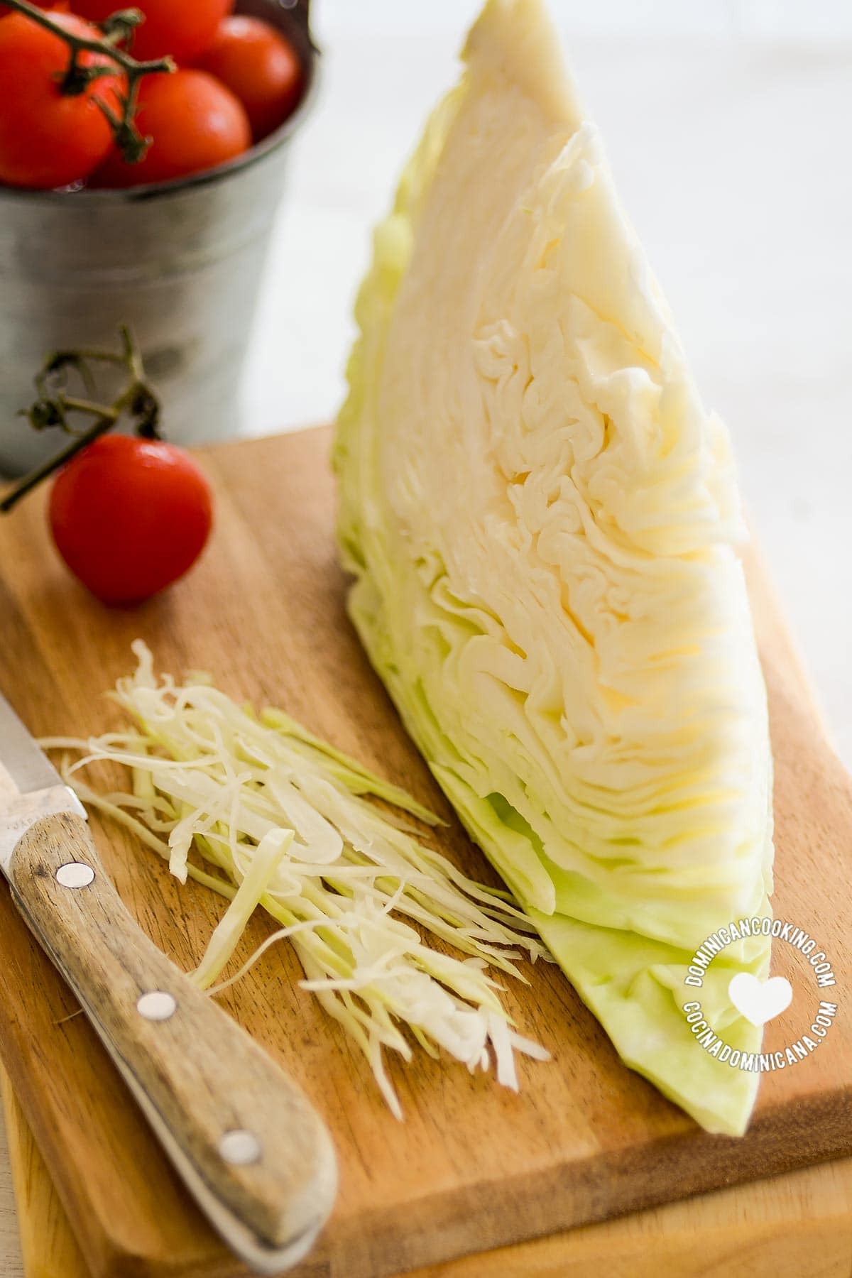 Cabbage and tomatoes.