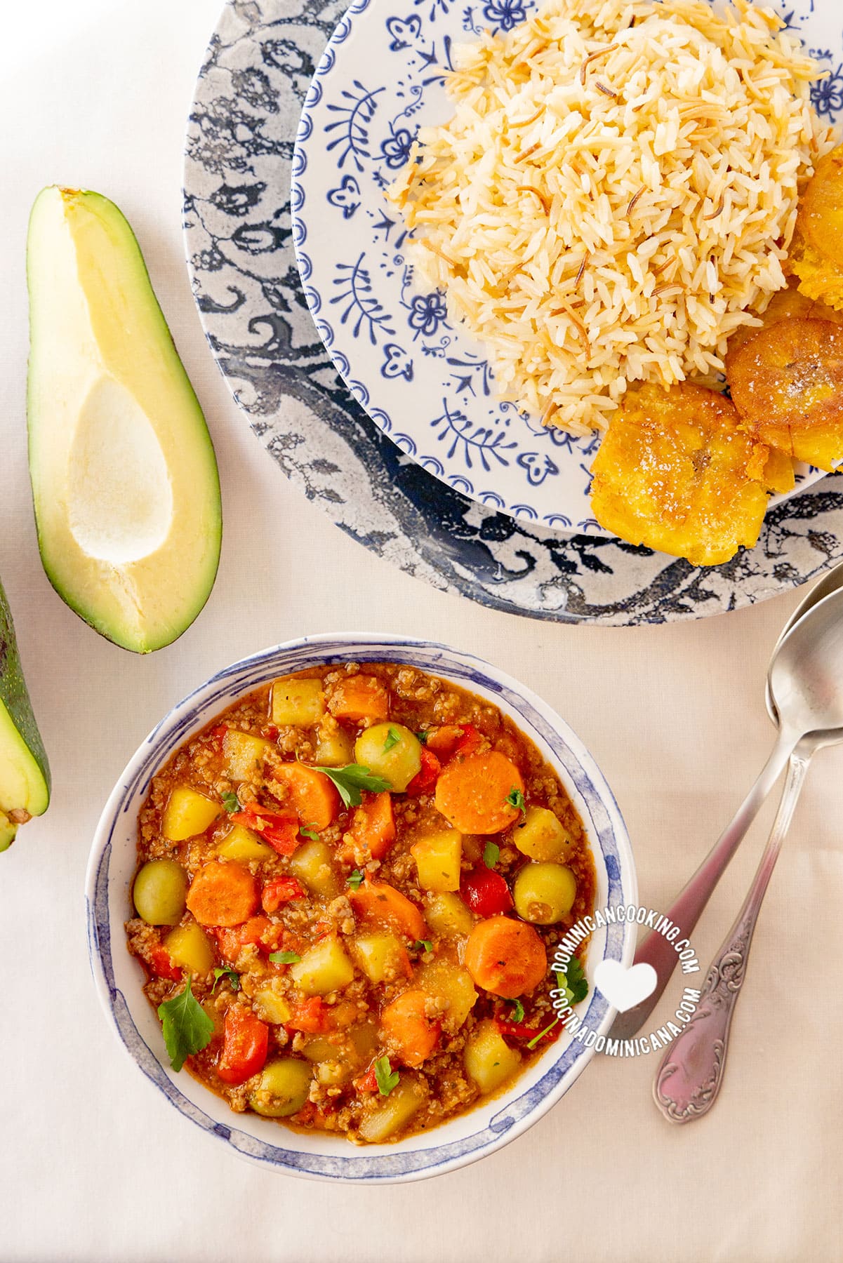 Ground beef with vegetables.