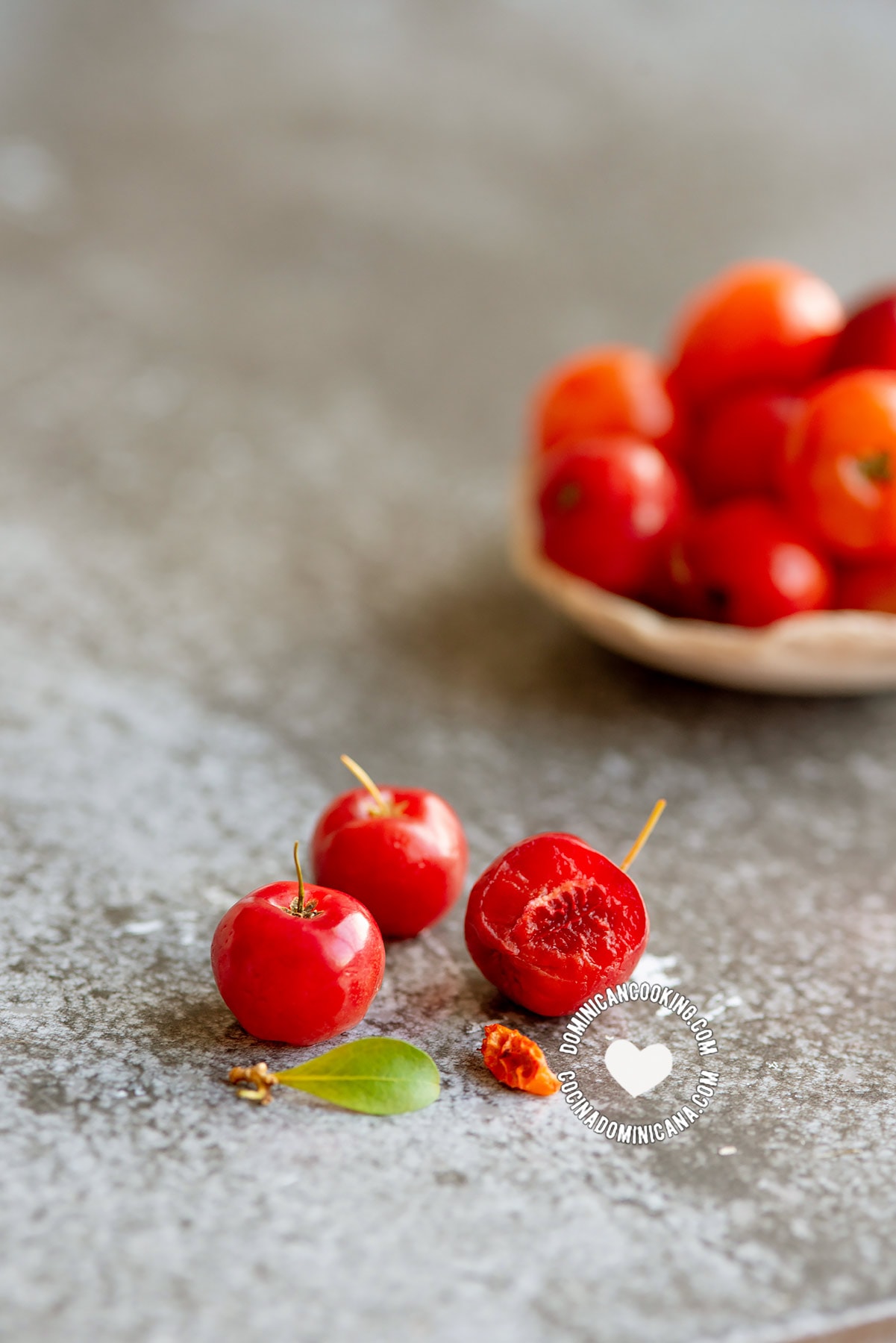 Acerola (Dominican cherries).