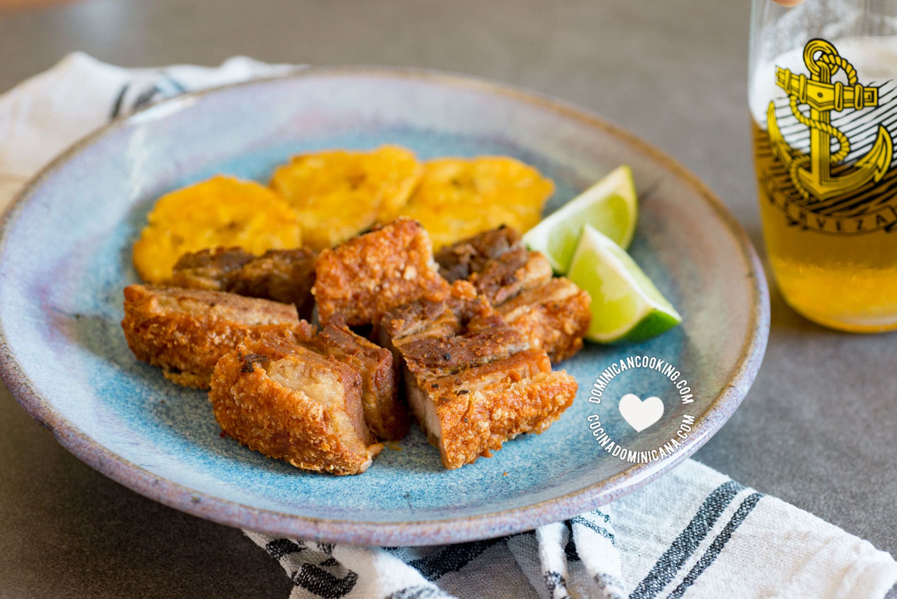Chicharrón de Cerdo (Dominican Pork Crackling).