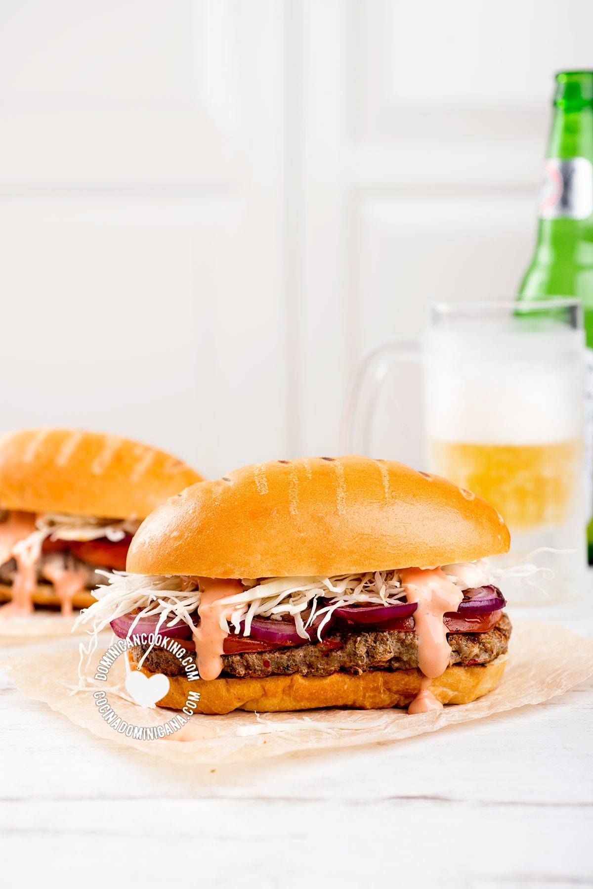 Dominican chimi burger.