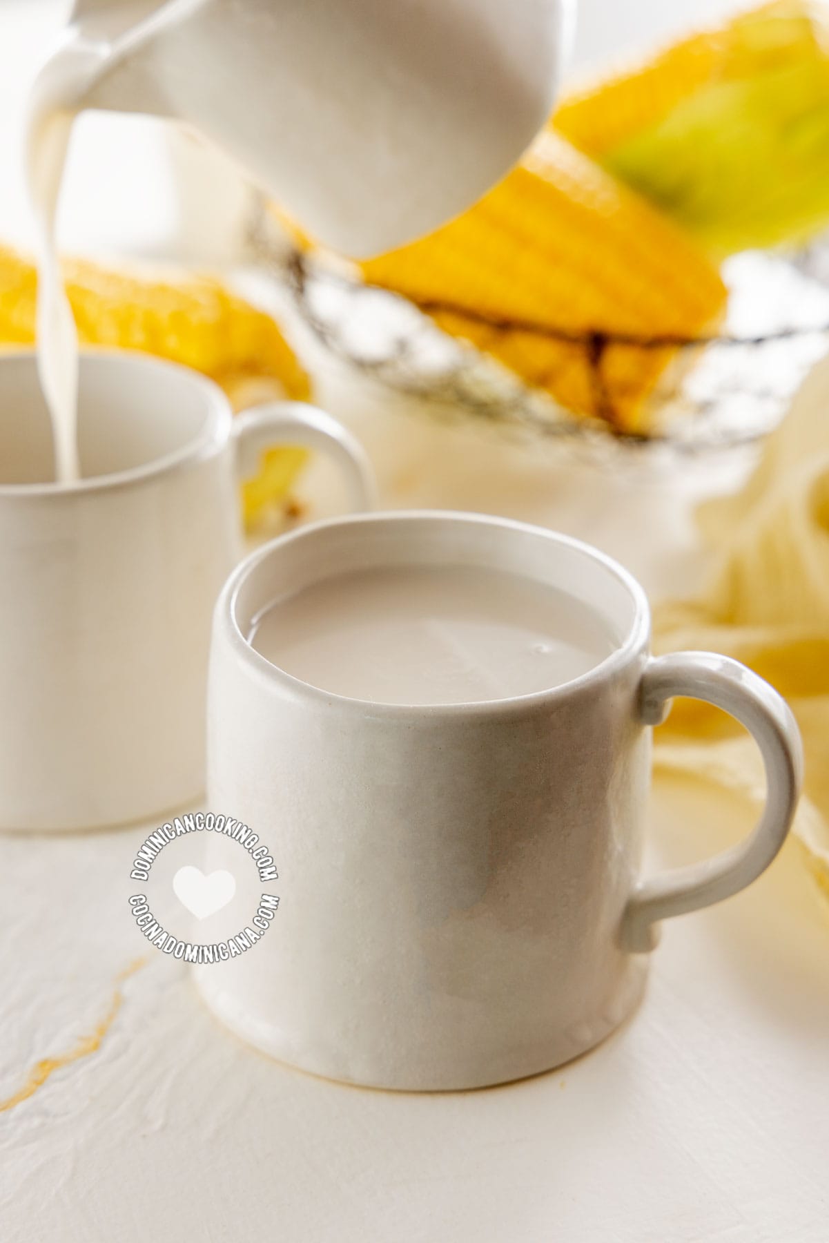 Chocolate de ma&iacute;z (corn hot drink).