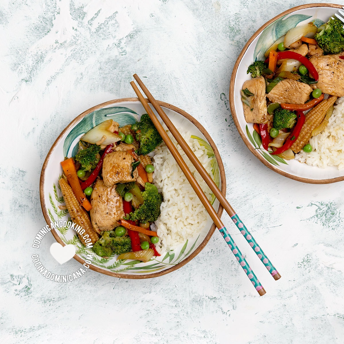 Chapsui or chopsuí (Dominican-style chop suey).