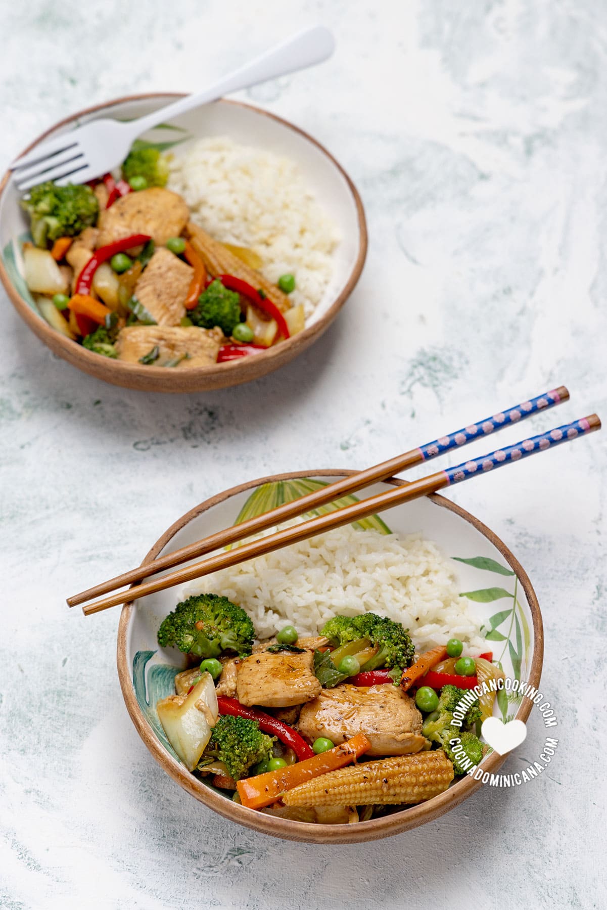 Chapsui or chopsuí (Dominican-style chop suey).