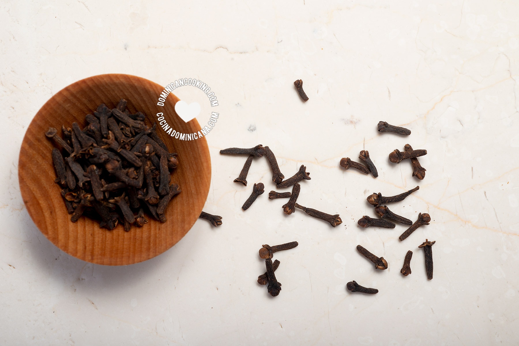 Clove or clavo dulce (syzygium aromaticum).