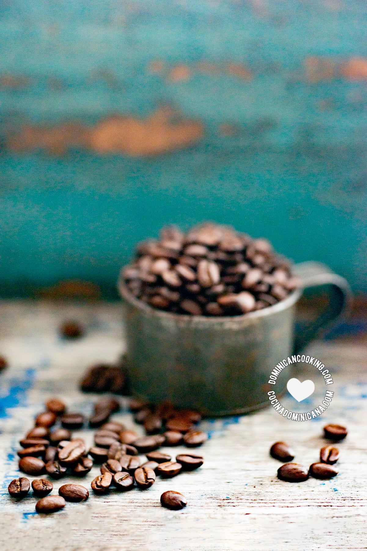 Dominican coffee beans.