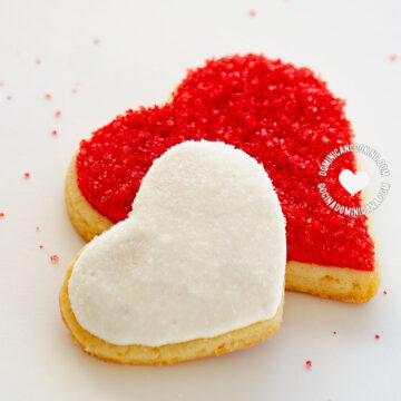 Galletas de corazón.