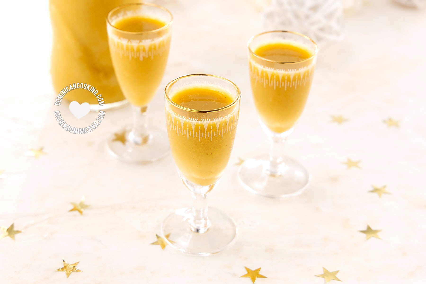 Dominican Christmas drinks.