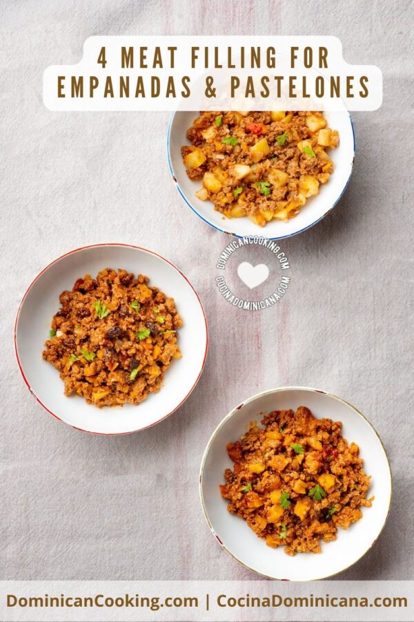 4 beef filling for empanadas.