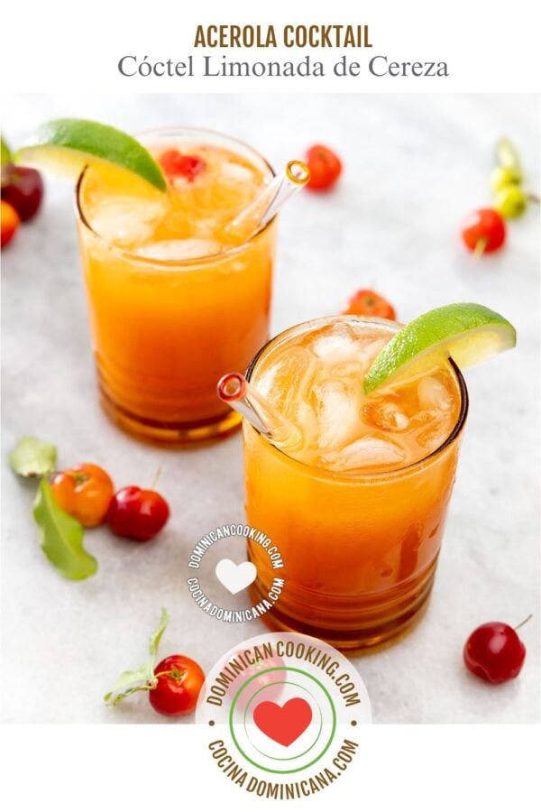 Acerola cocktail recipe.
