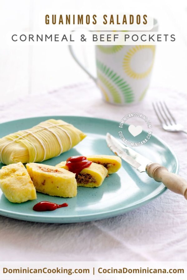 Guanimos salados (cornmeal and beef pockets) recipe.