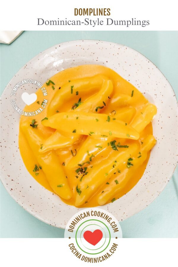Dominican-style dumplings recipe.
