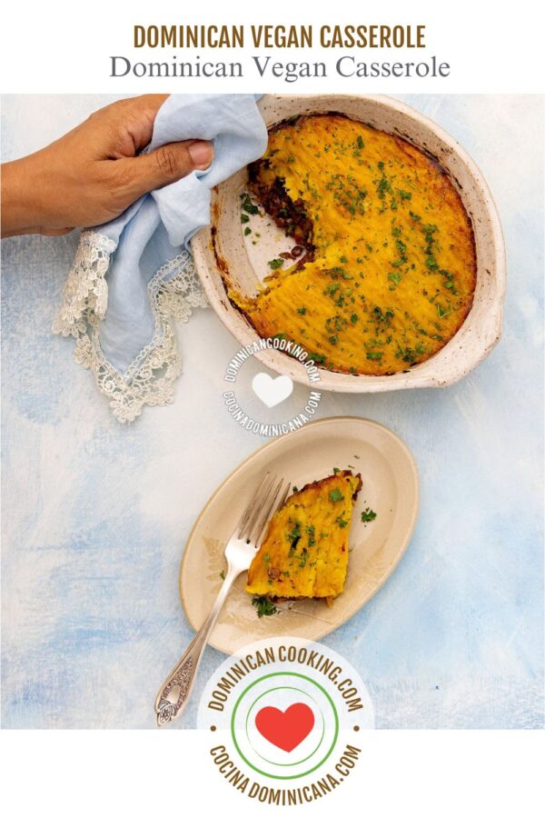 Dominican vegan casserole recipe.