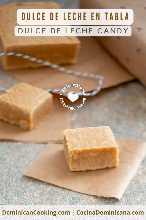 Dulce de leche candy recipe.