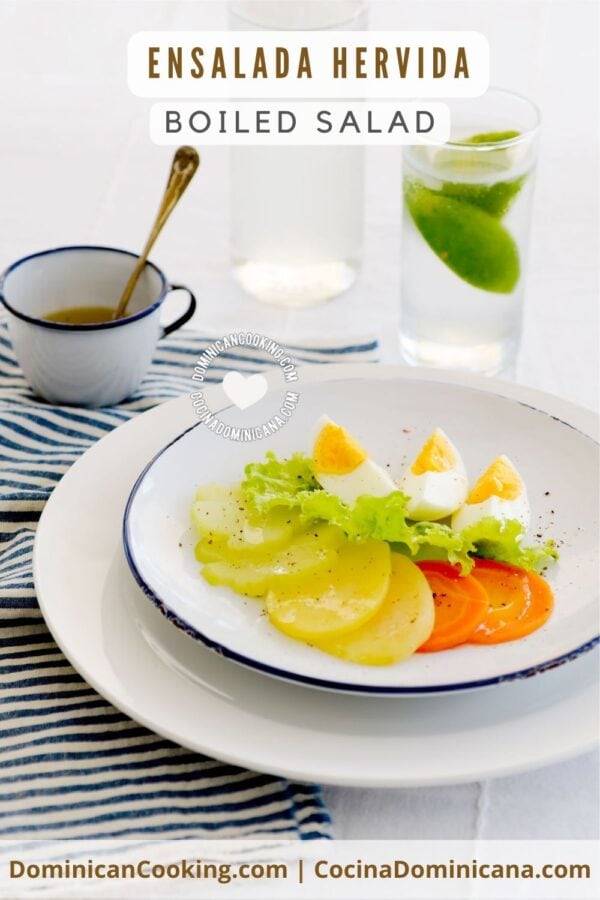 Ensalada hervida (boiled salad) recipe.
