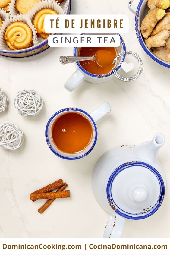 Te de jengibre (ginger tea) recipe.