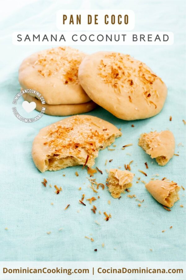 Pan de coco (coconut bread) recipe.