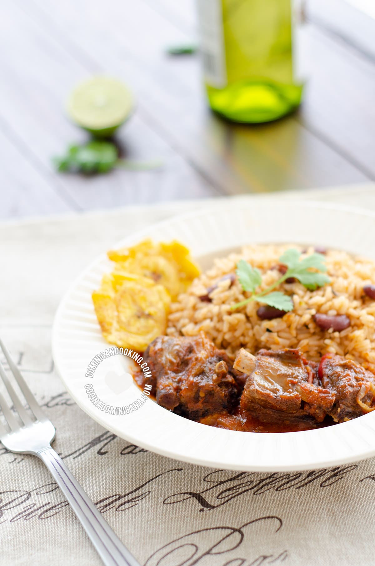 Dominican spicy goat recipe.