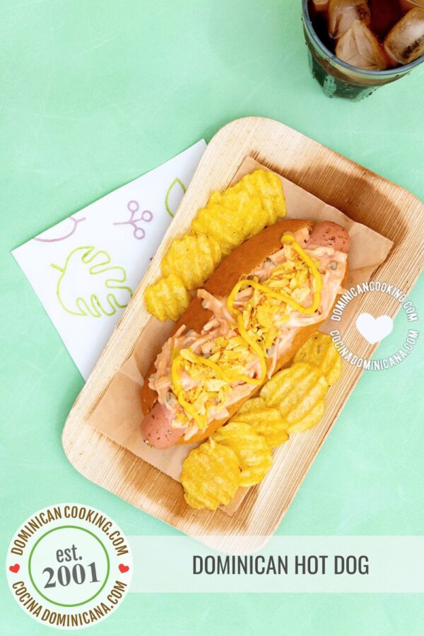 Dominican hot dog.
