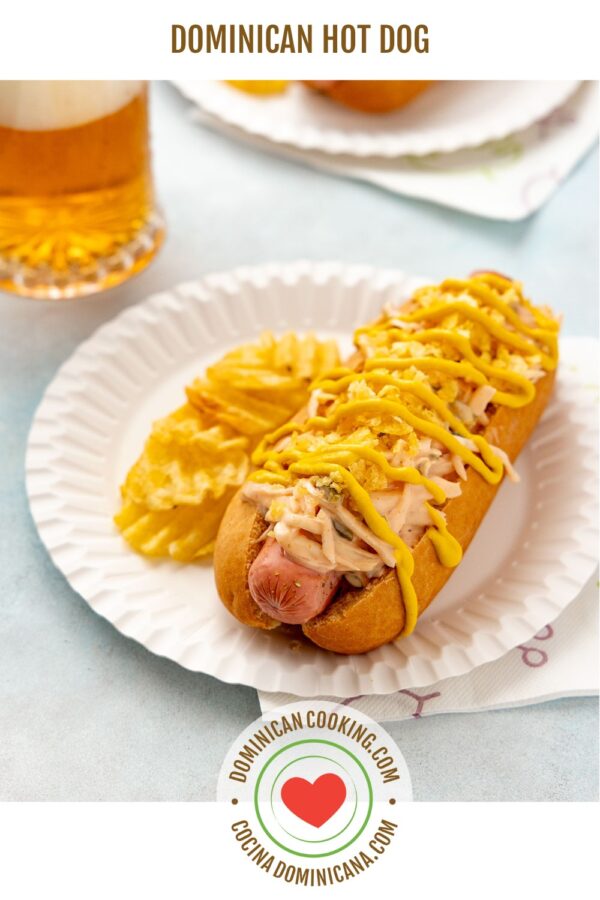 Dominican hot dog.