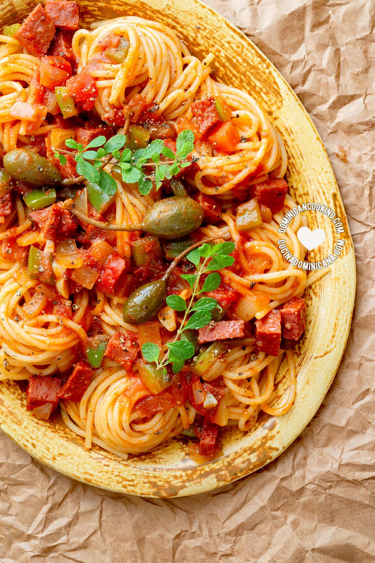 Dominican spaghetti.