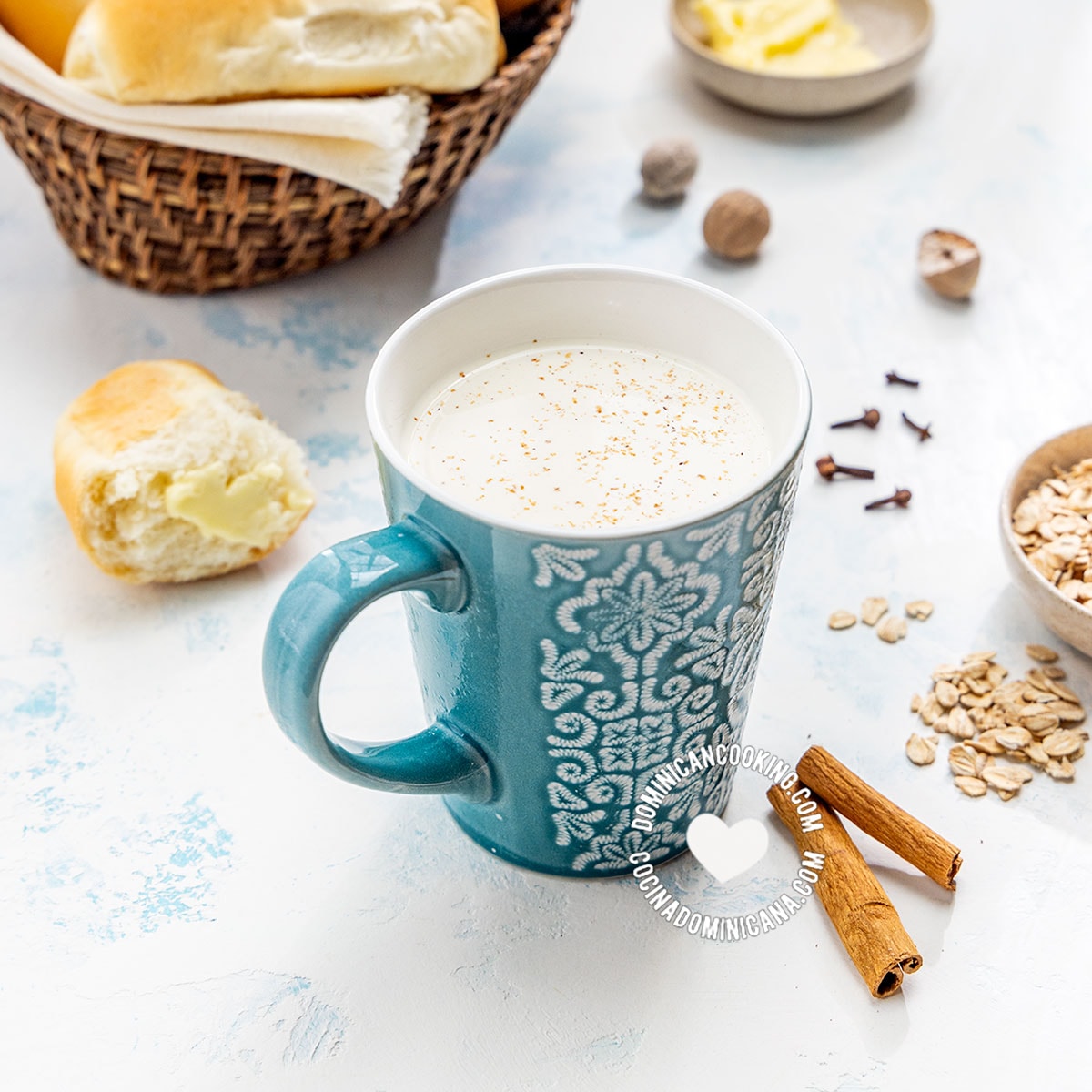 Avena Dominican hot drinkable oatmeal.