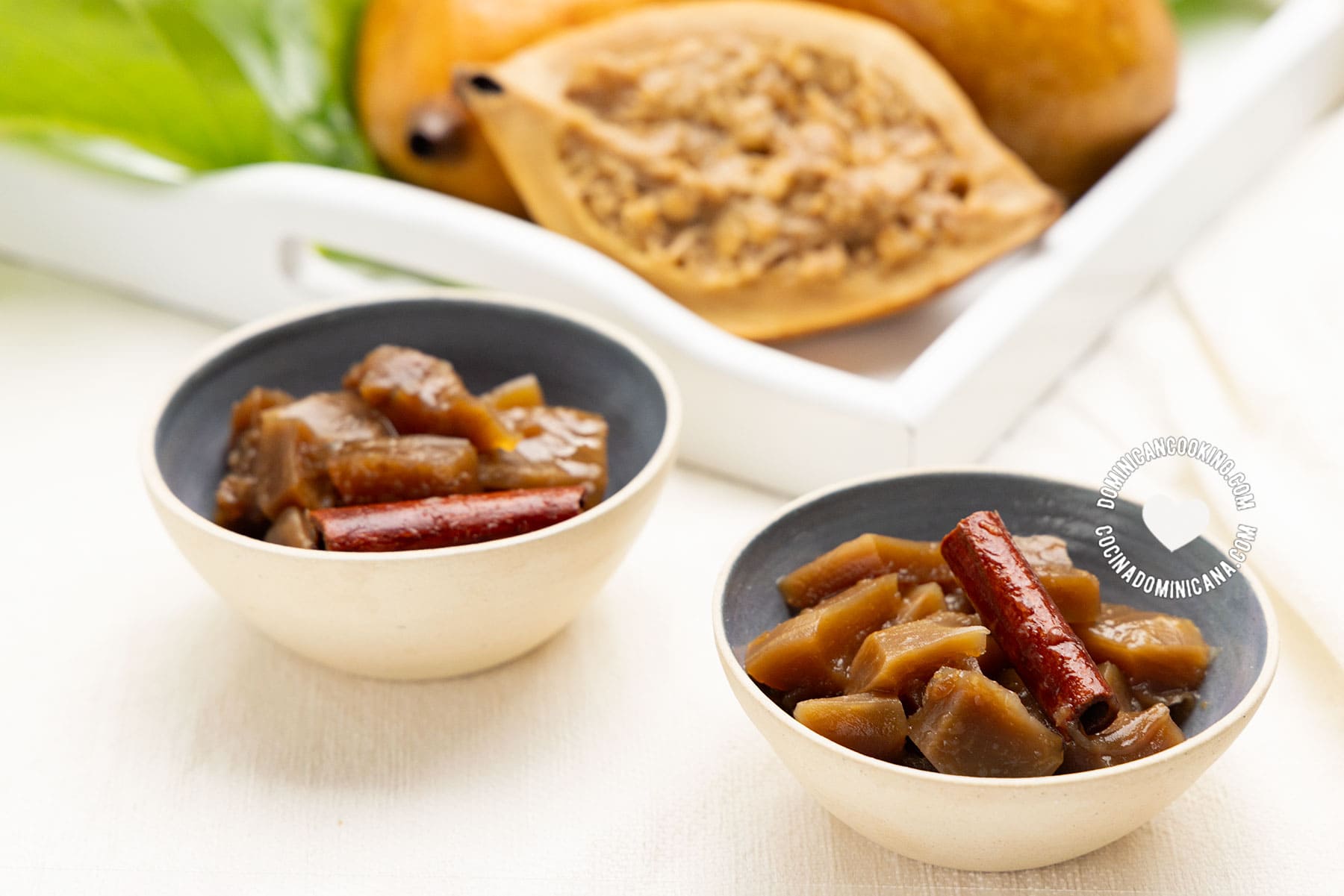 Dulce de jagua (candied genipa fruit).