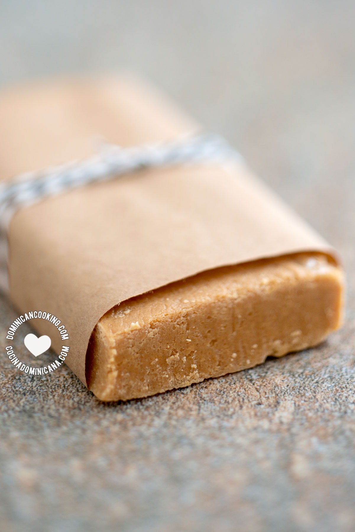 Dulce de leche en tabla.