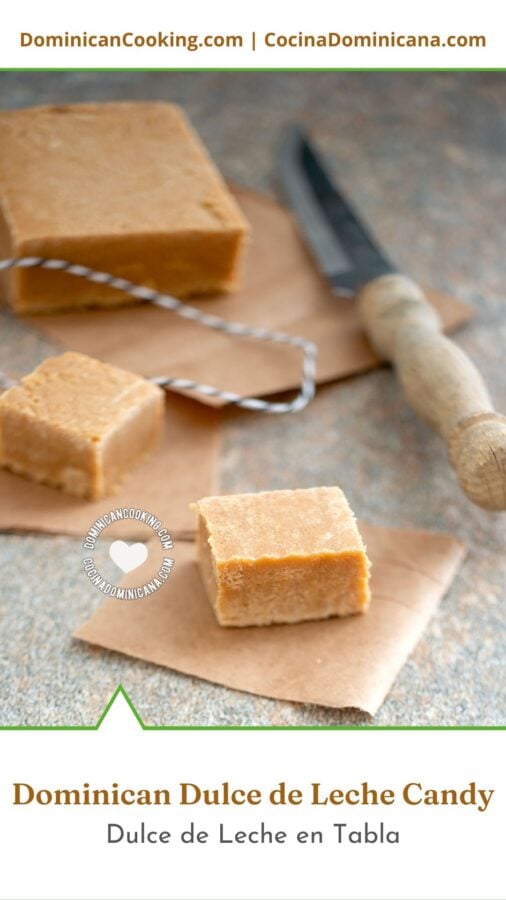Dominican dulce de leche candy.