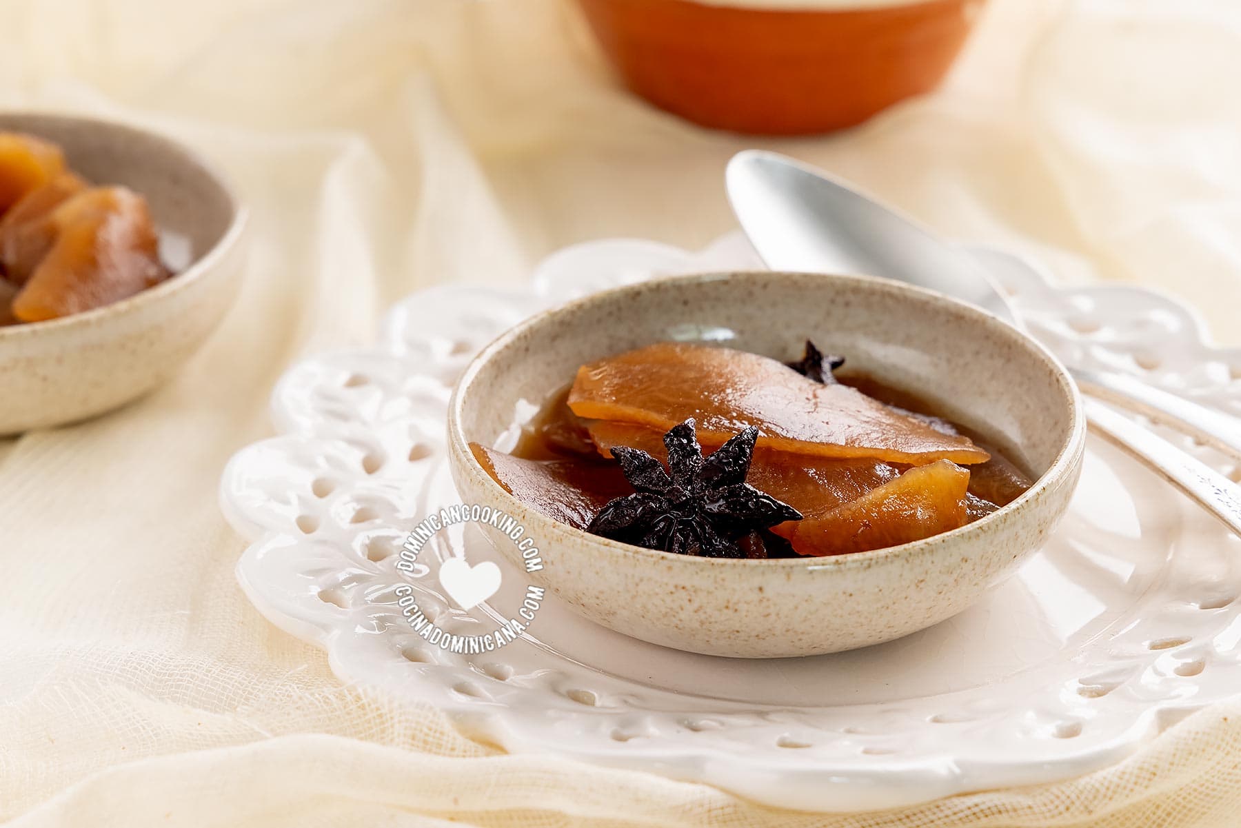 Dulce de tayota chayote candy.