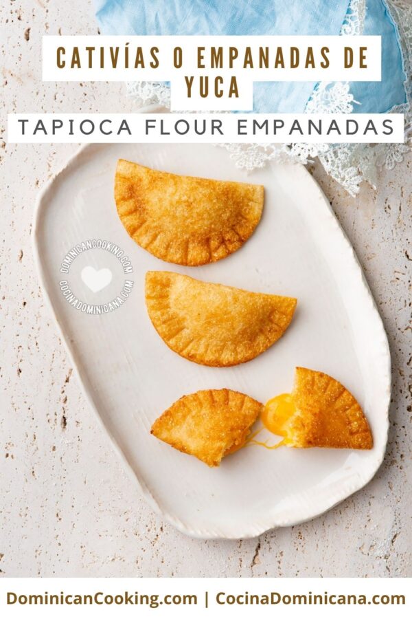Cativias (tapioca flour empanadas) recipe.