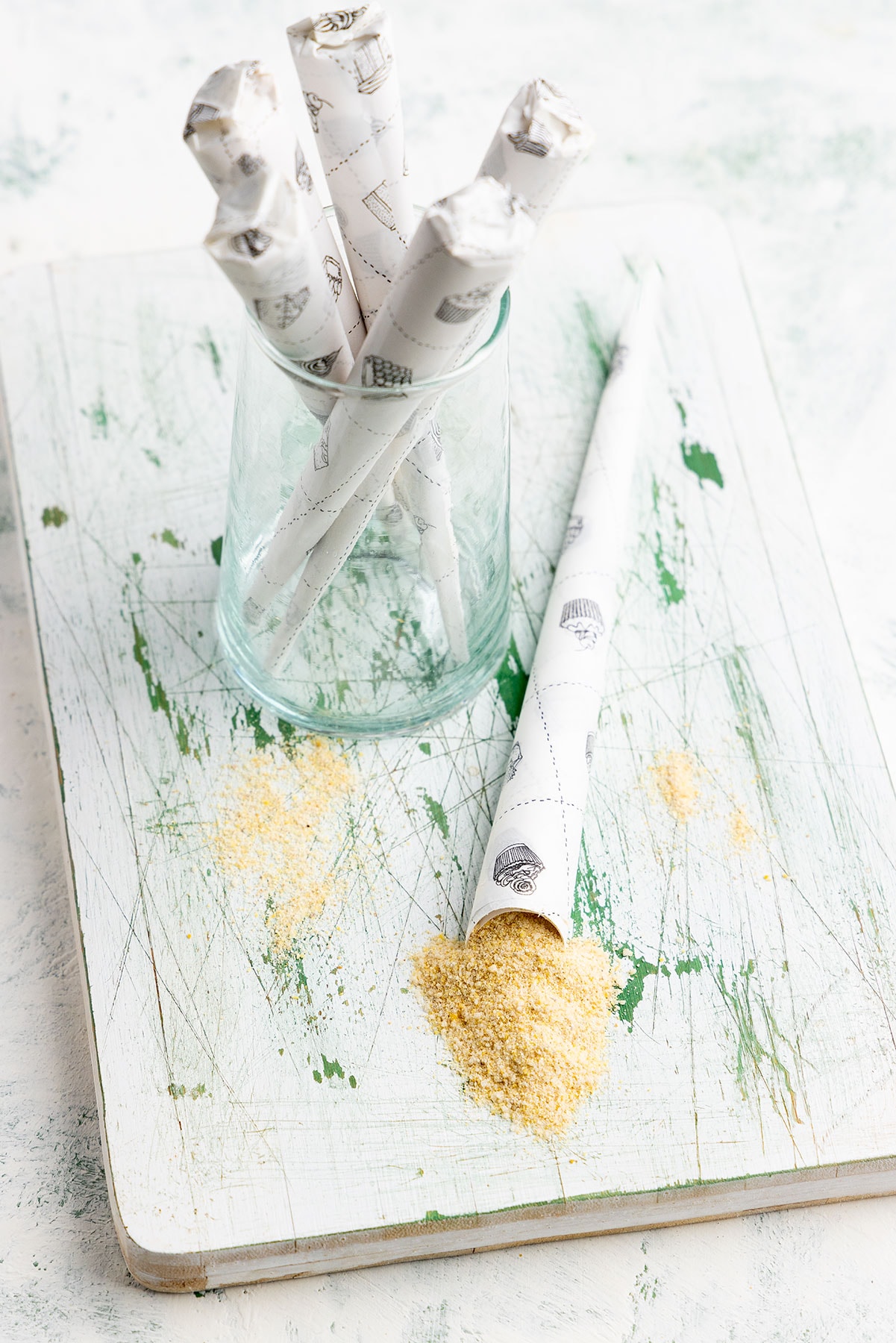 Gofio (sweet corn powder).