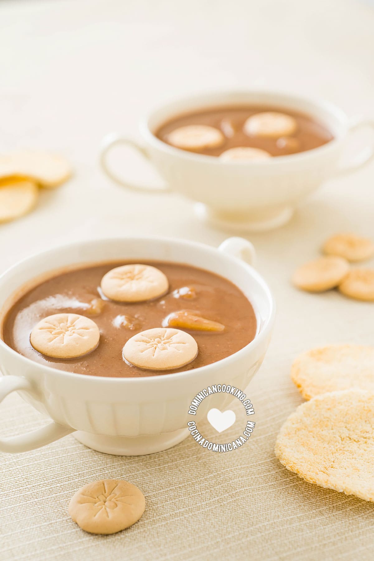 Habichuelas con dulce (Dominican sweet cream of beans).