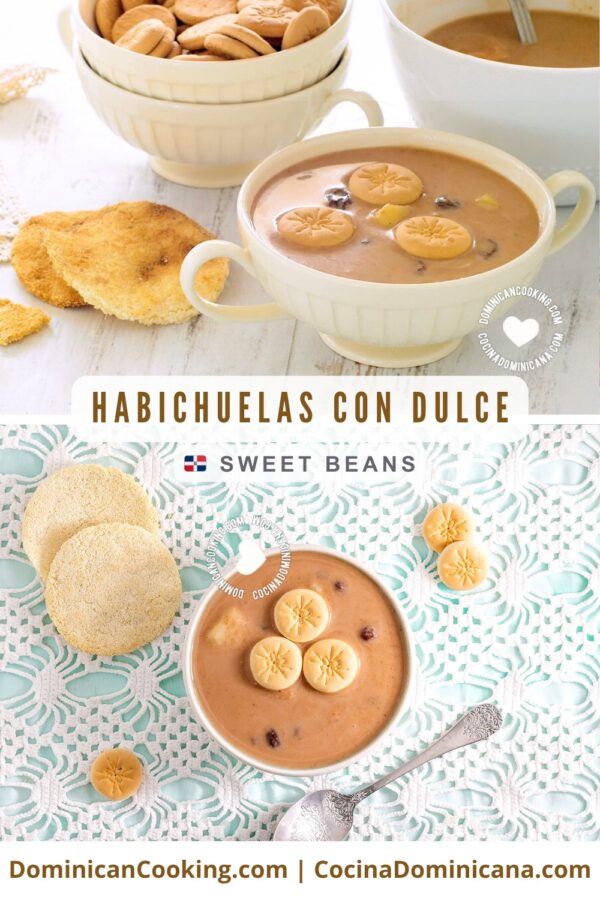 Habichuelas con dulce (Dominican sweet beans).