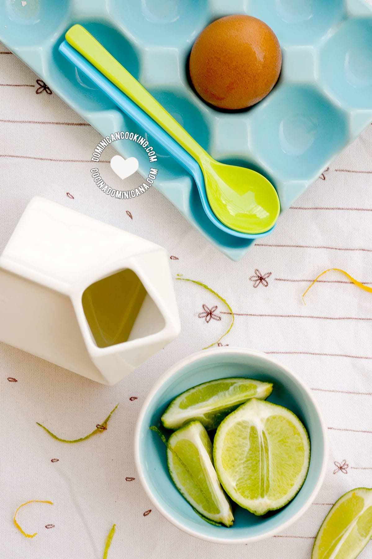 Dulce de leche cortada ingredients.