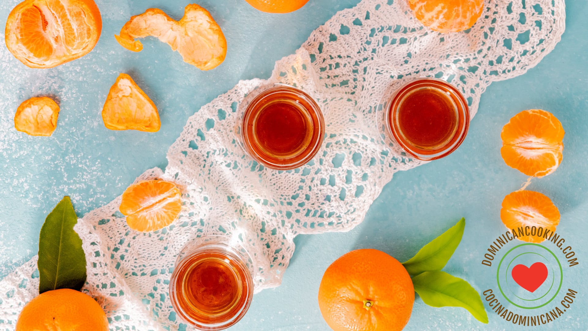 Mandarine liqueur served.