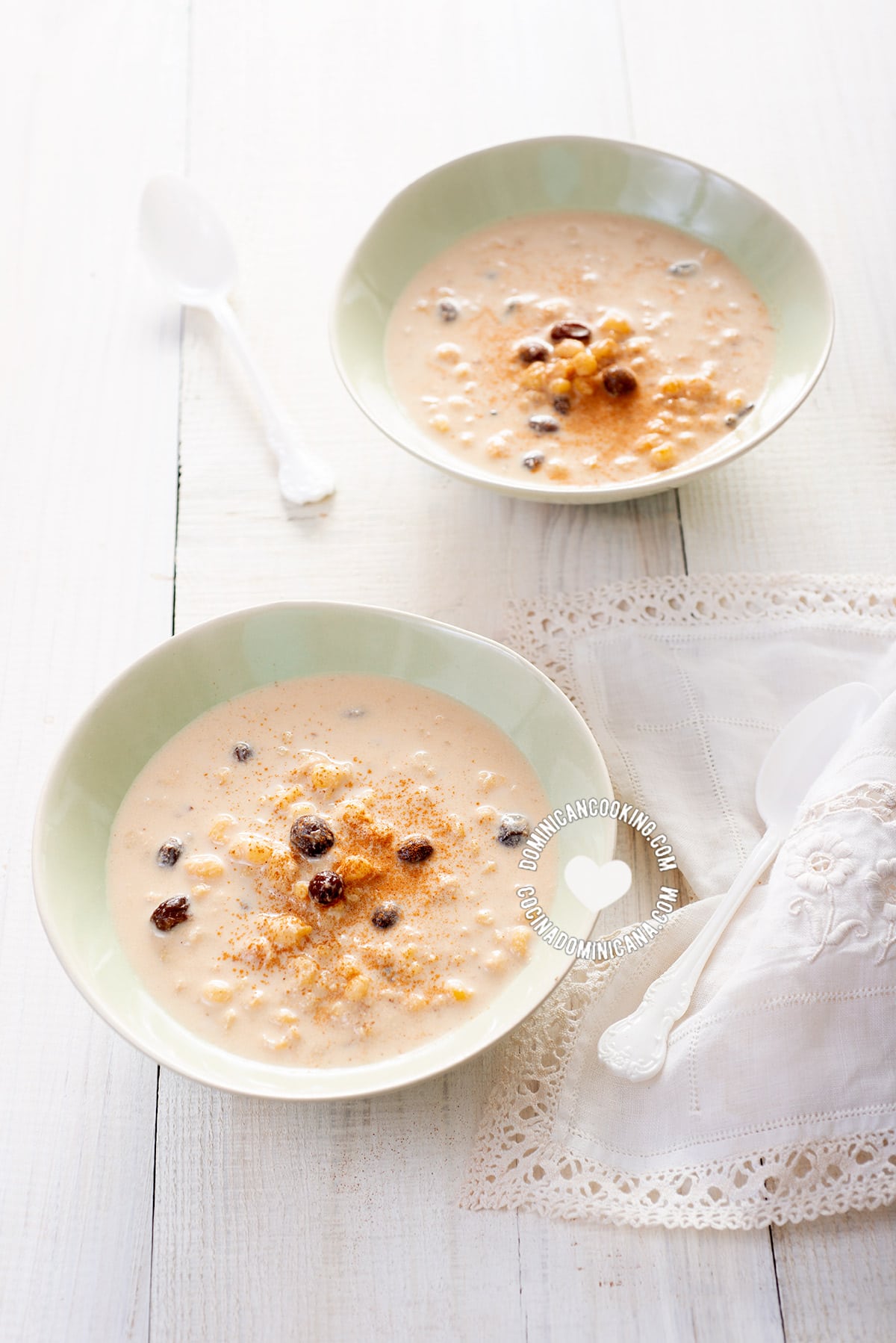 Maiz caquiao or chaca (cracked corn pudding).