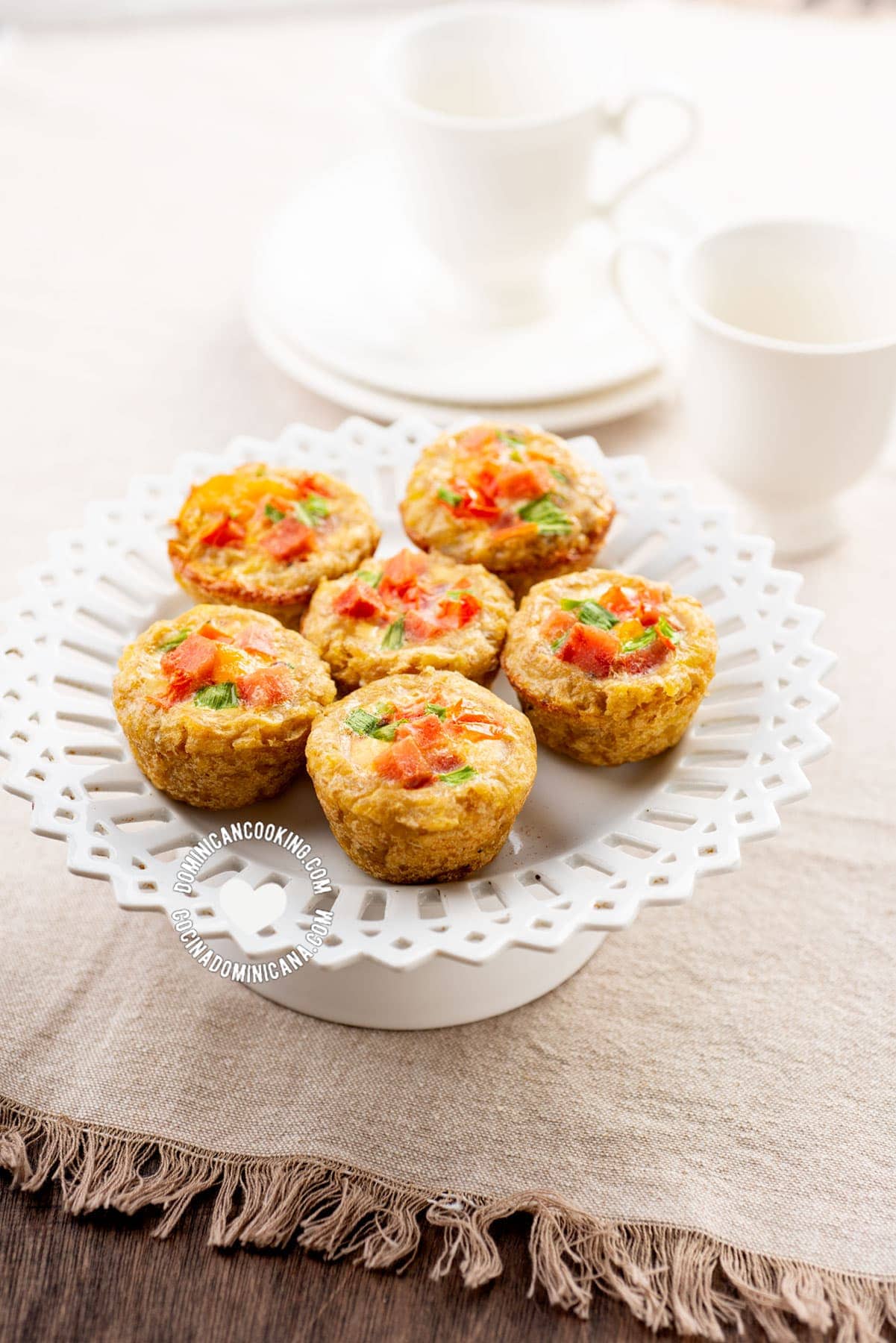 Mang&uacute; (plantain) breakfast bites.
