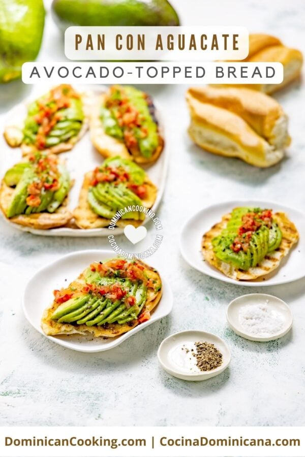 Pan con aguacate (avocado-topped bread) recipe.