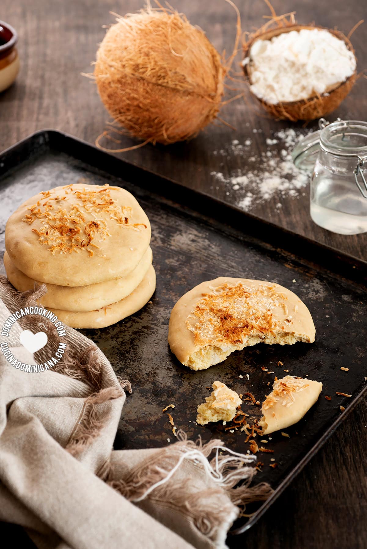 Pan de coco de Saman&aacute;.