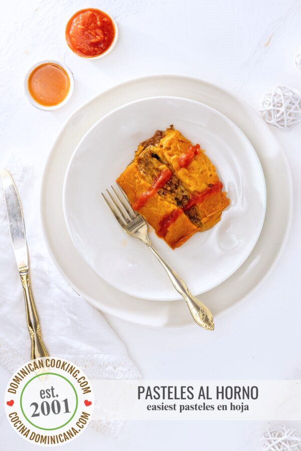 Pasteles al horno (pasteles en hoja horneado).