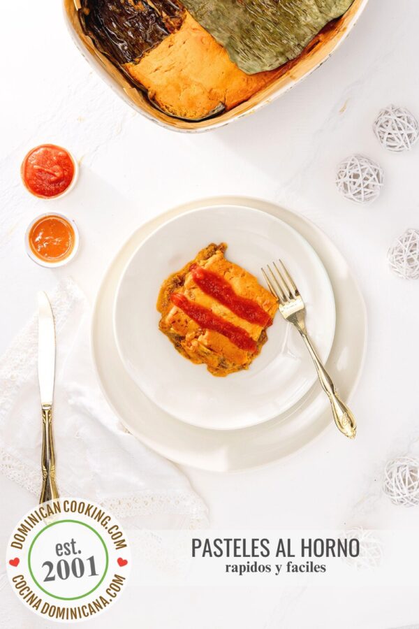 Pasteles al horno (pasteles en hoja horneado).
